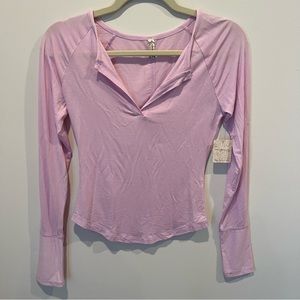 NWT Intimately by Free People V Neck Long sleeves